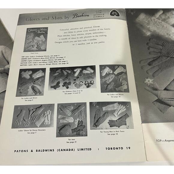 Beehive Vintage Knitting Pattern Books Booklets 1950’s 1960’s - Picture 9 of 13